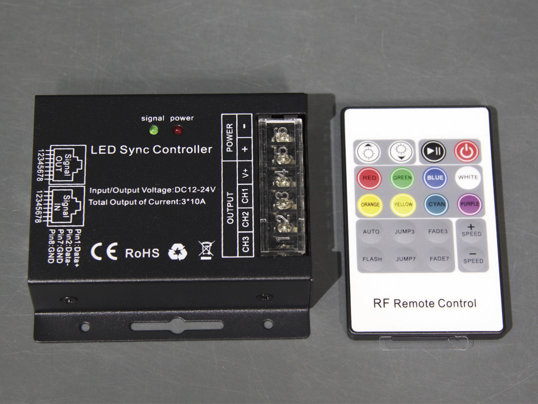 RGB 3chリモコン付きコントローラー