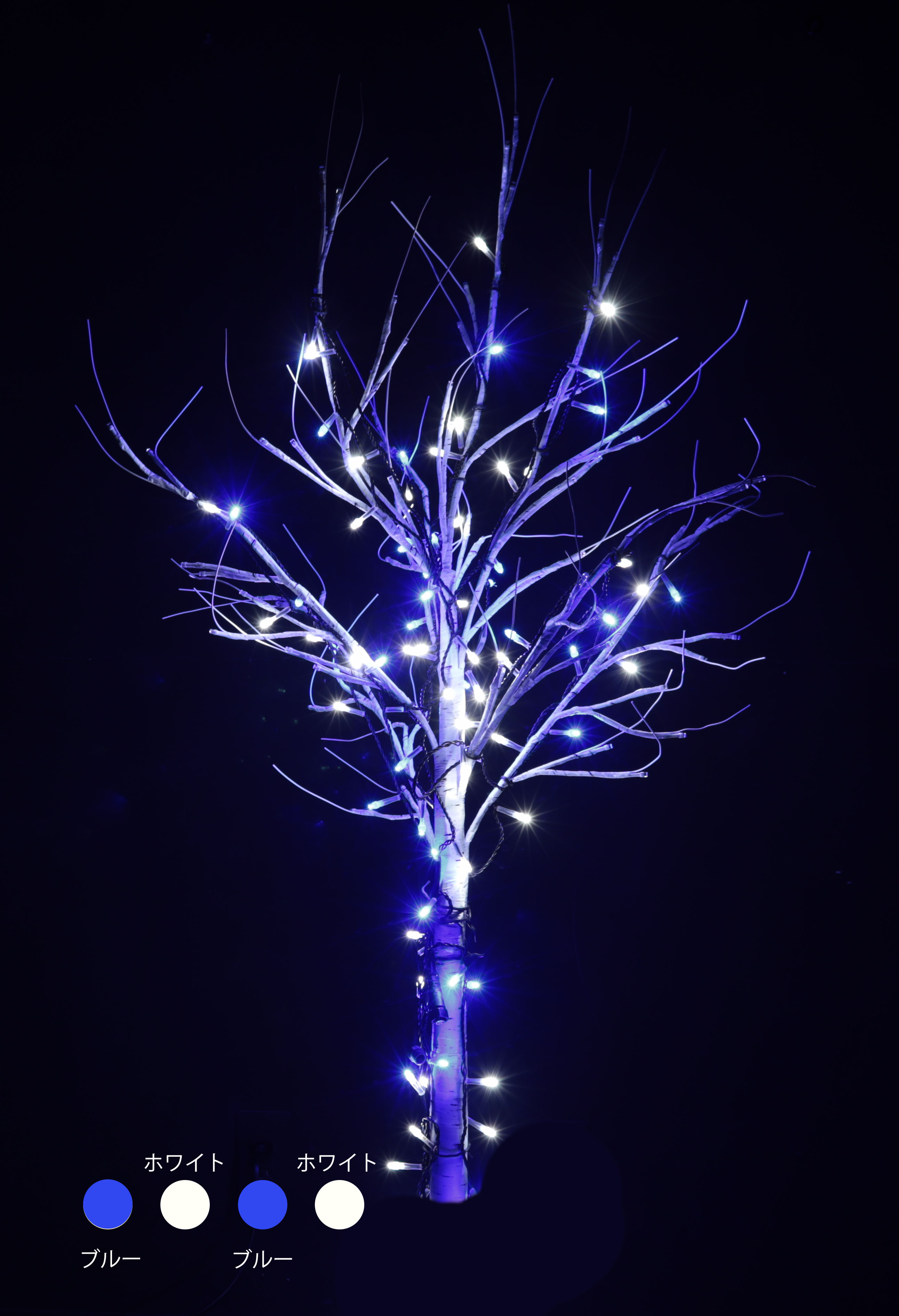 カラー・サイズ：ブルー×ホワイト